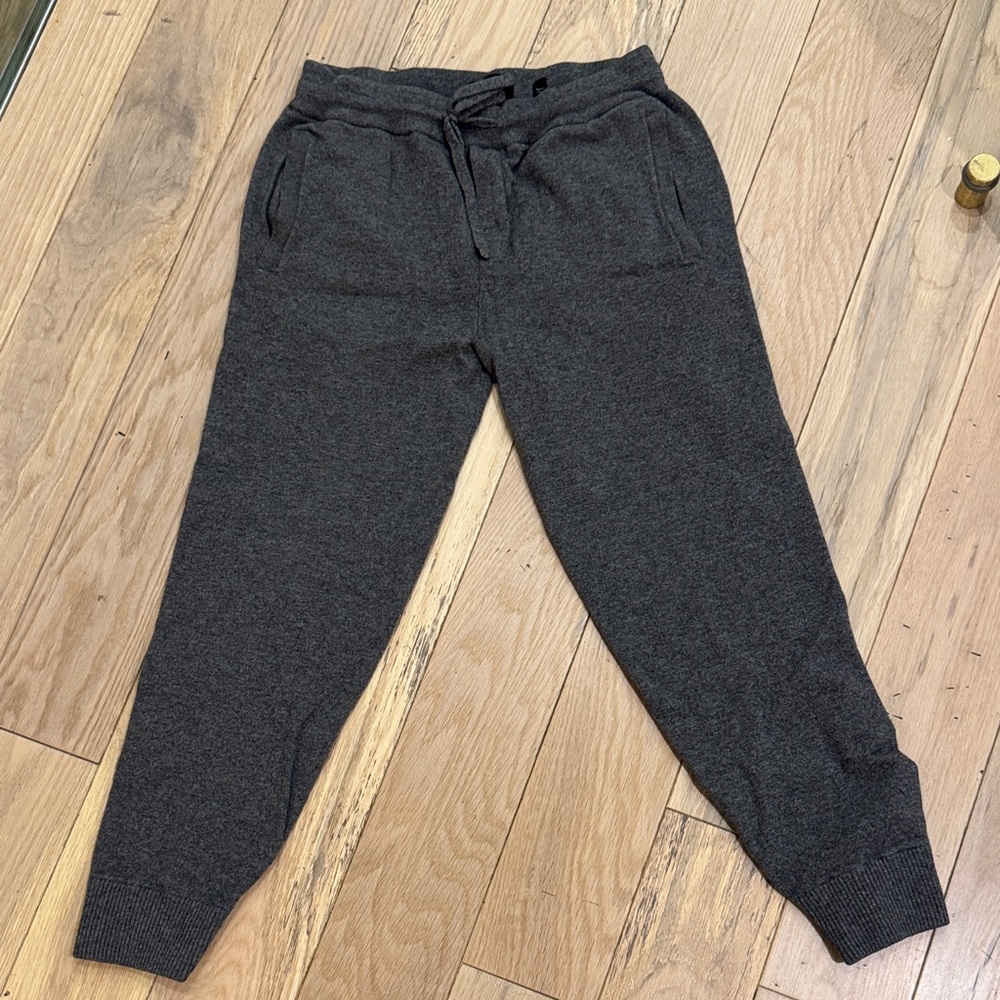 Vince Dark Gray Cashmere Jogger Pants